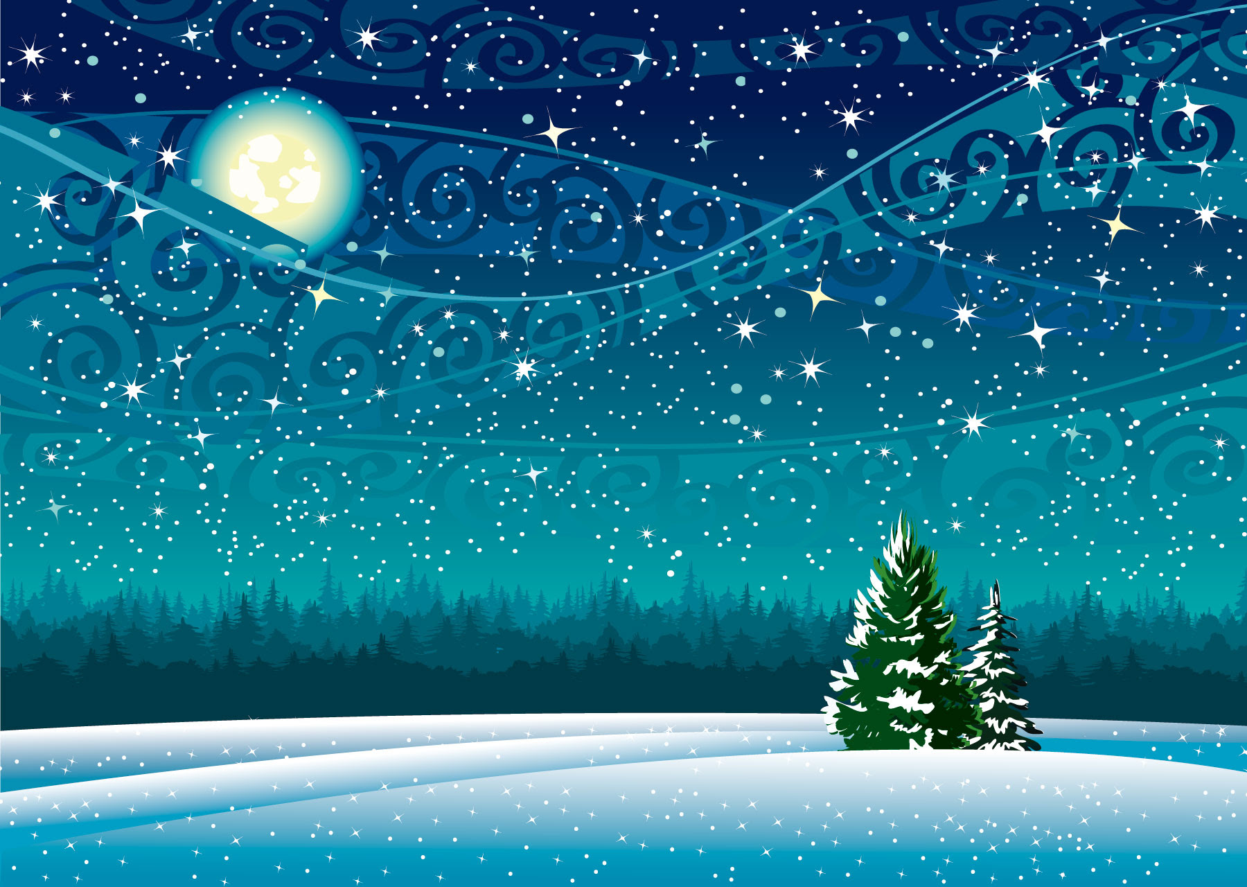 すべてのイラスト画像 トップ100クリスマス Pc 壁紙 冬
