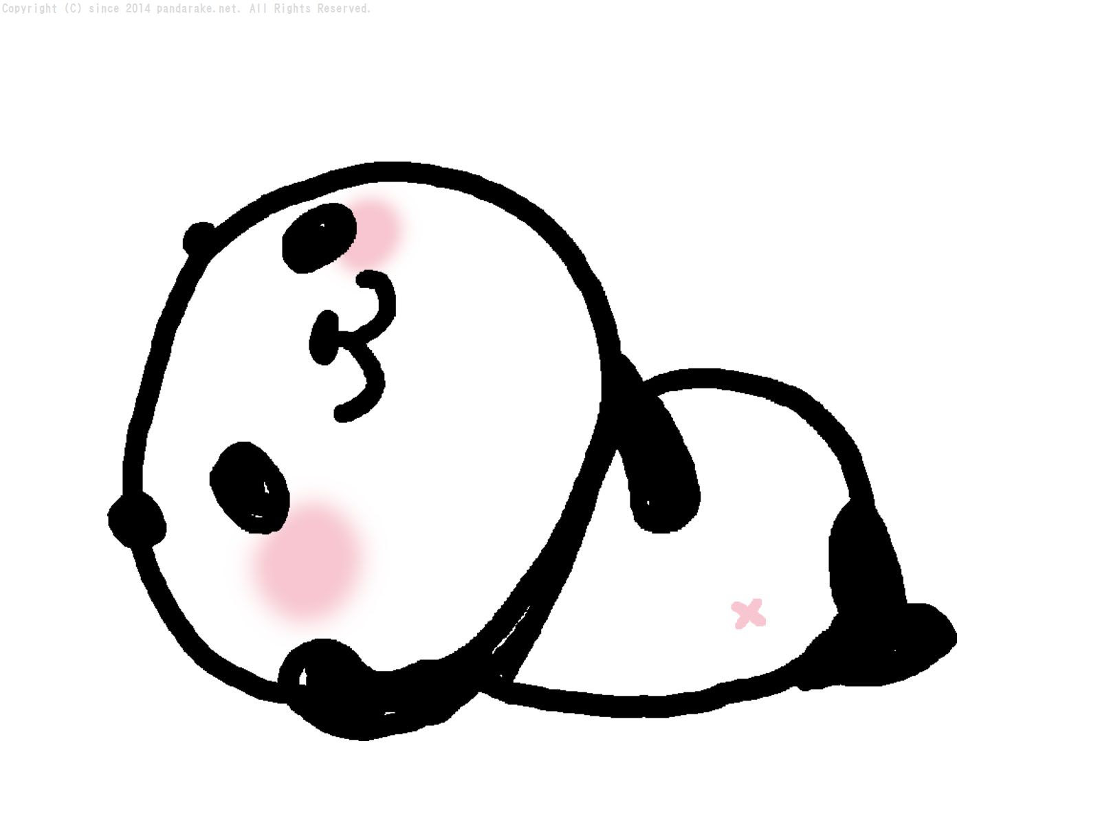 無料印刷可能可愛い パンダ イラスト かわいい ただのディズニー画像