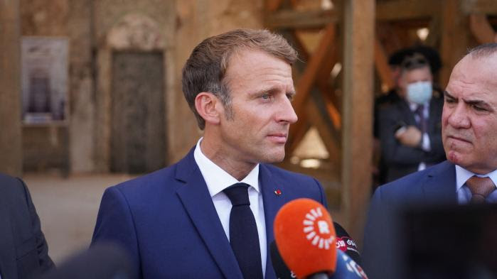 Irak : en visite à Mossoul, Emmanuel Macron assure la poursuite de la lutte antiterroriste