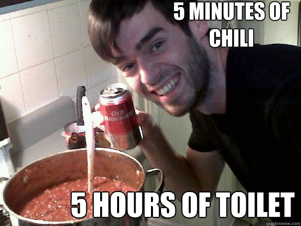 ©2021 daily search trends feedback. 5 Minutes Of Chili 5 Hours Of Toilet Diarrhea David Quickmeme