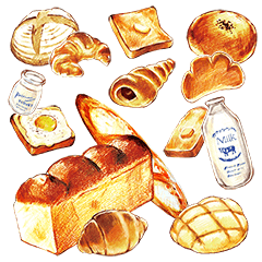 すべての動物の画像 ロイヤリティフリー食パン イラスト 手書き