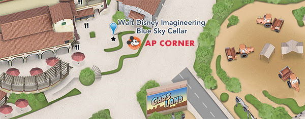 AP Corner now at Wal Disney Imagineering Blue Sky Cellar