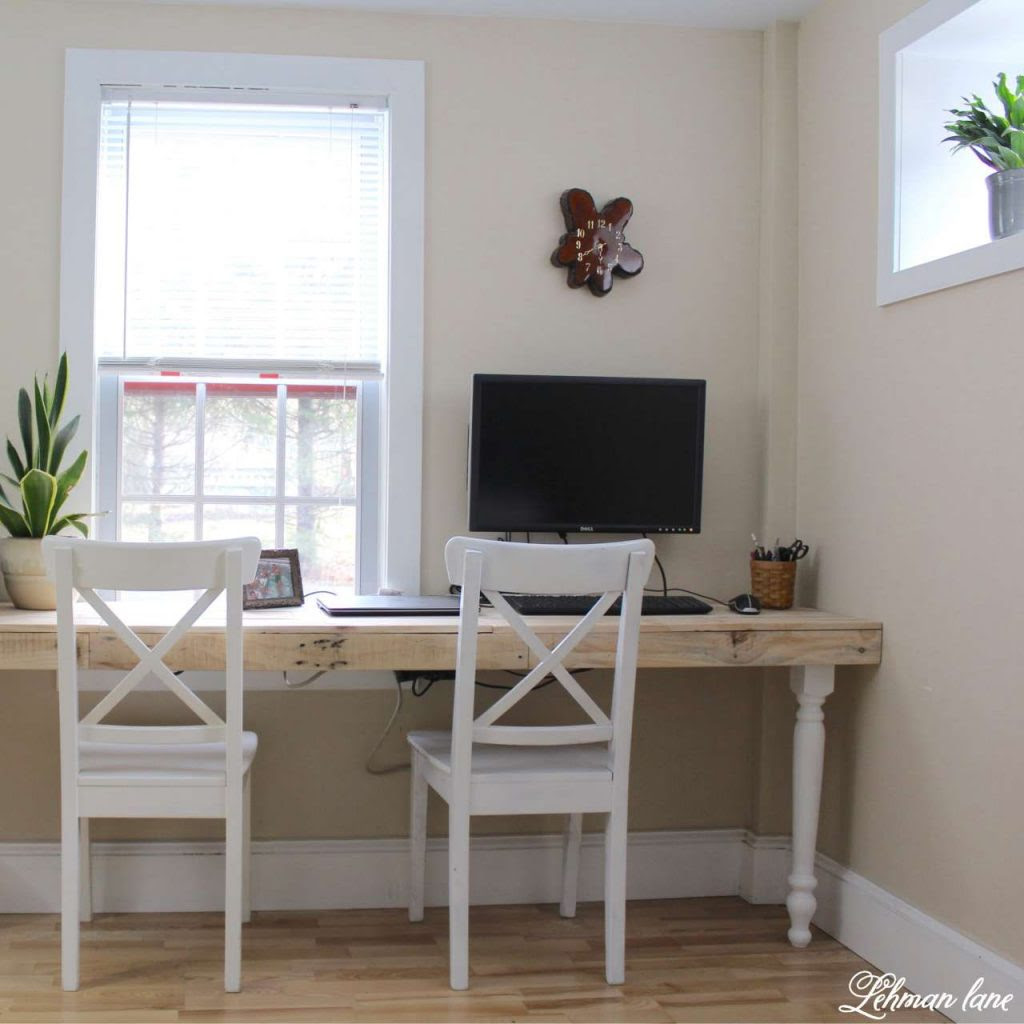 An inch is a unit of length equal to exactly 2.54 centimeters. Incredible 8 Foot Long Diy Pallet Desk For 50 Lehman Lane