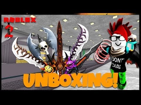 Unboxing The New Halloween Box Roblox Murder Mystery 2 ...