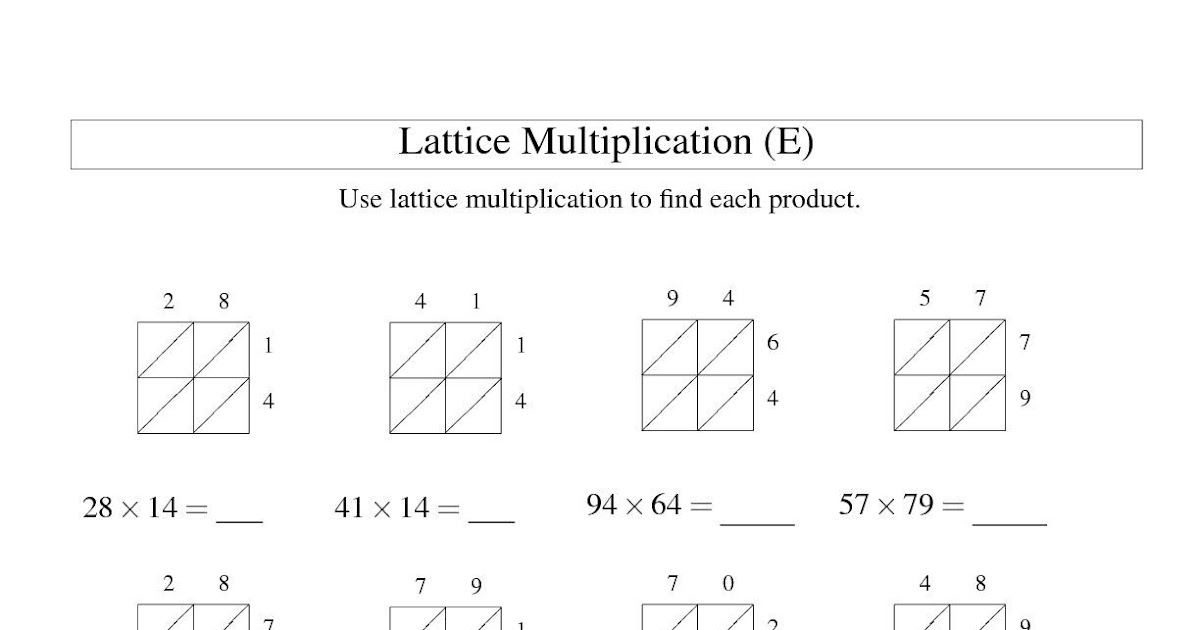 Spring math worksheets 2 digit multiplication
