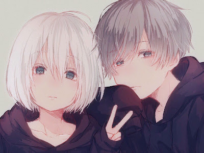 [最も選択された] ペア 画 可愛い イラスト 280890