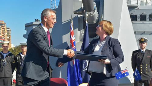 NATO Secretary General signs partnership plan, welcomes deepening cooperation with Australia