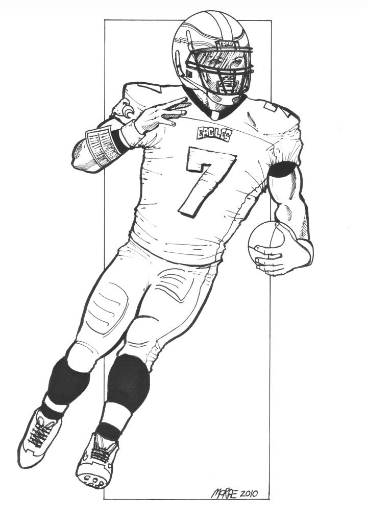 Time lapse painting of michael vick by courtland nickelberry ig @courtart91 twitter @_nickelberryart. Michael Vick Coloring Pages