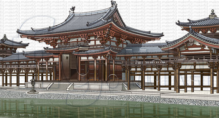 ここからダウンロード 平等 院 イラスト 興味深い画像の多様性