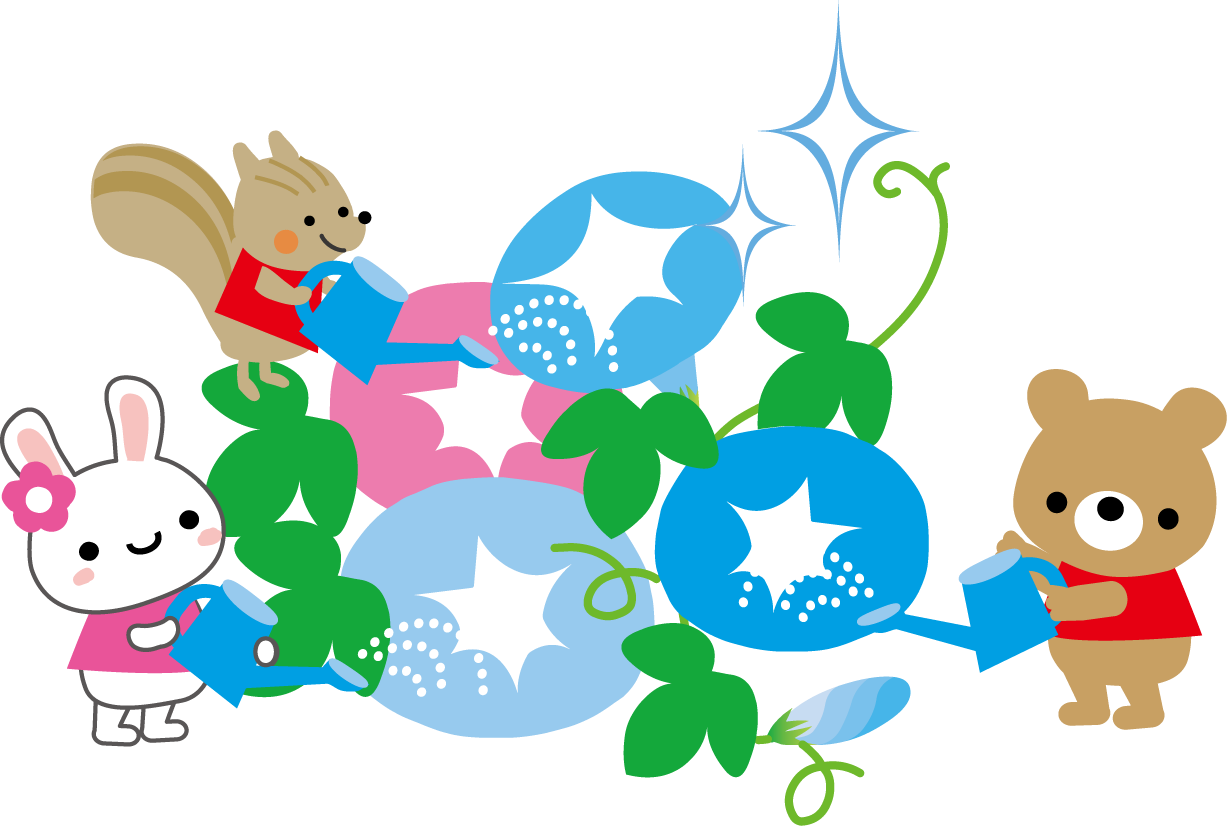 トップ100朝顔 イラスト 簡単 最高の動物画像