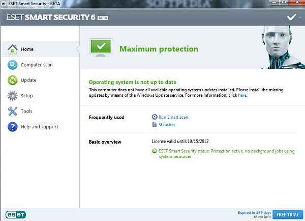 Descargar Antivirus Eset Smart Security 6 - Descargar B