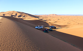 Bivouac  chez  une Famille Nomade