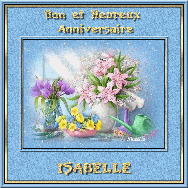 Carte Bon Anniversaire Isabelle Coleteremelly Official