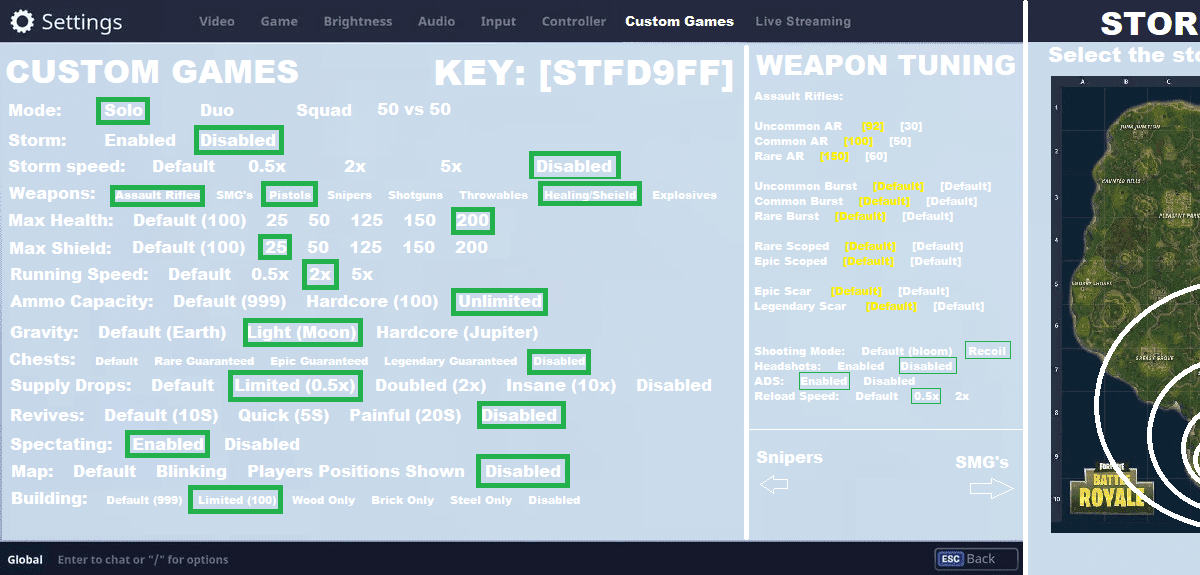 Fortnite Custom Matchmaking Key Generator
