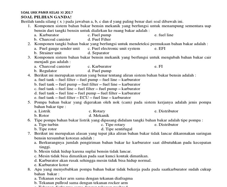 Soal Pmkr Kelas 11 Pembahasan Soal