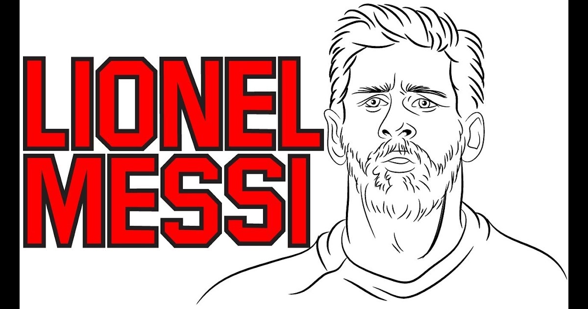 Messi Drawing Easy Step By Step