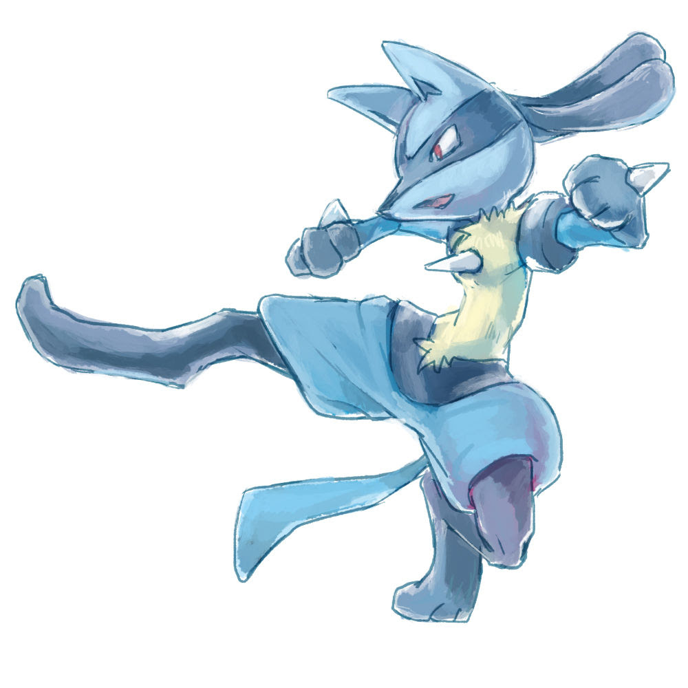 元のかっこいい ポケモン ルカリオ イラスト ただのディズニー画像