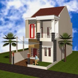 Desain Rumah  Ukuran  6x9 Tampak  Depan  CABRINIM