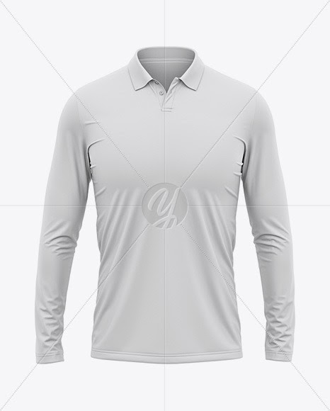 Download Mens Heather Long Sleeve T Shirt Front View - Men S Long ...