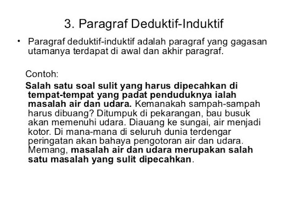 Contoh Kalimat Paragraf : Contoh Paragraf Deduktif | Pengertian Lengkap dengan ... : By guru dafaposted on december 4, 2020.