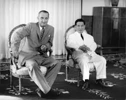 Image result for images of johnson and ngo dinh diem