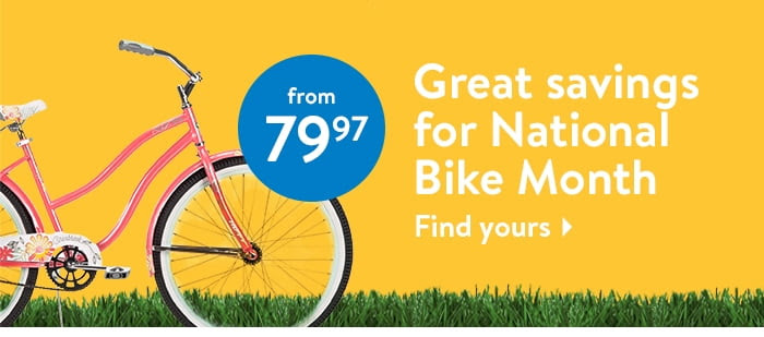 Great savings for National Bike Month