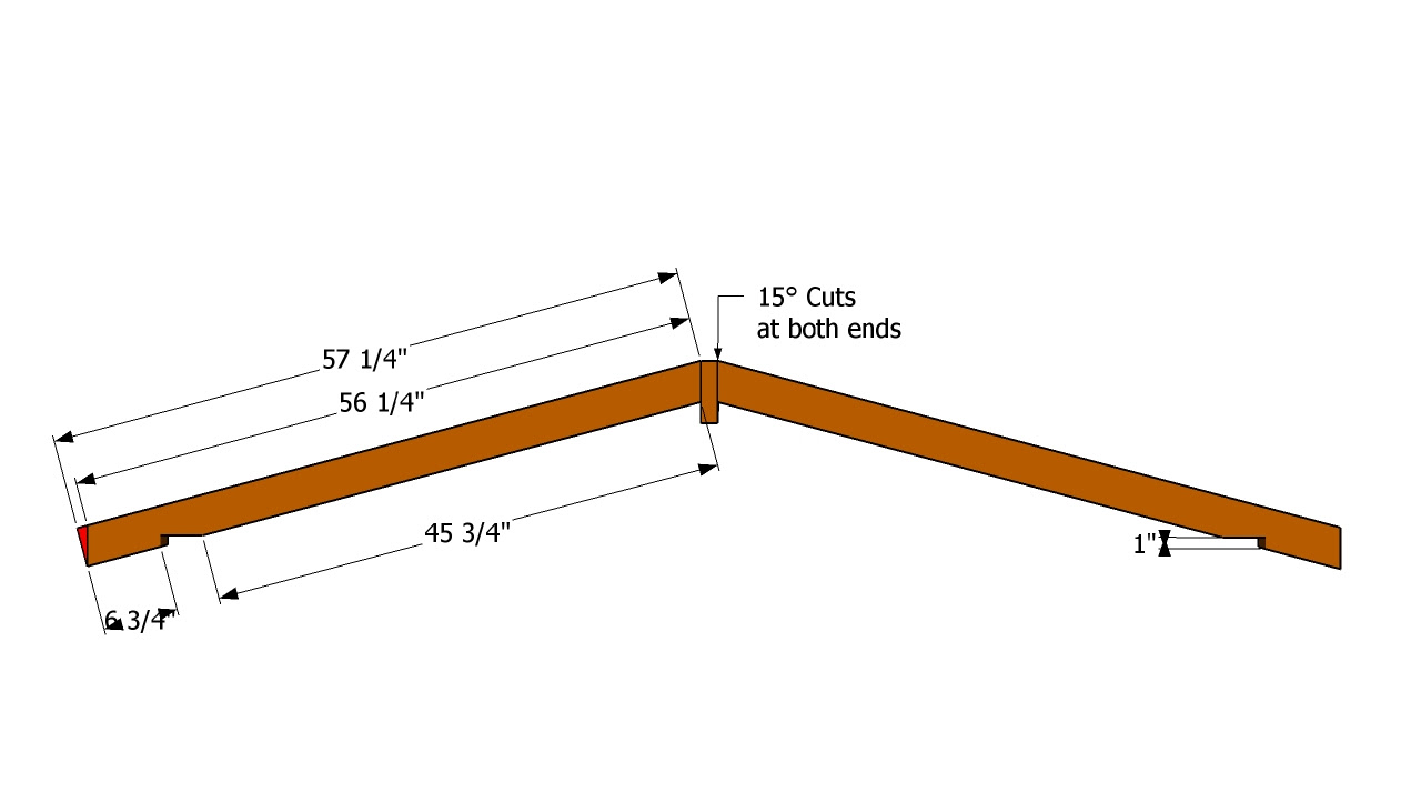 Dugule: Rafter designs for a shed roof