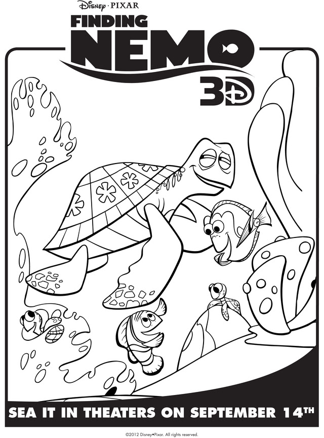 Finding Dory Coloring Pages Coloring And Drawing