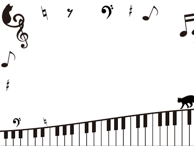 無料イラスト画像 かっこいい おしゃれ ピアノ 鍵盤 イラスト