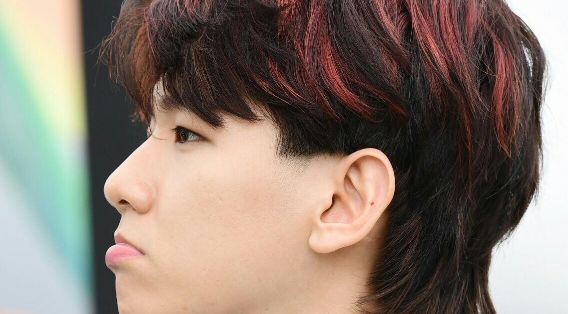 Viral 10 Mullet  Hairstyle Kpop Model  Rambut  Laki laki 