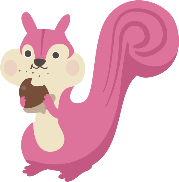 ラブリーりす イラスト 美しい花の画像