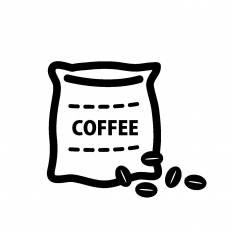 イラスト コーヒー豆 コーヒー豆 袋 イラスト Kabegamifree