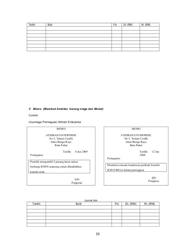 Soalan Jurnal Am - Contoh Sep