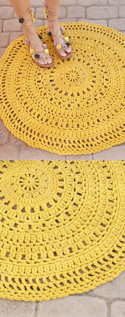 Check spelling or type a new query. Free Crochet Pattern For A Round Carpet Rug Crochet Kingdom