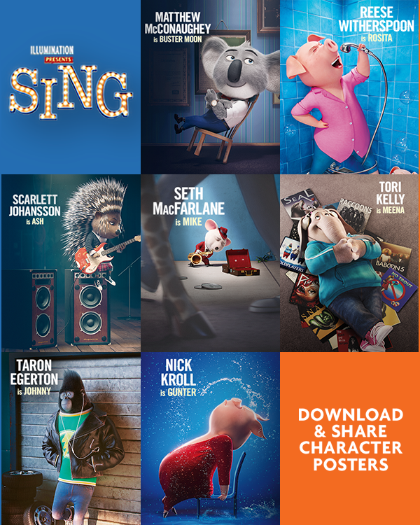What is sing 2 about? Scarlett Johansson Usa New A Sing Movie Poster 11 X 17 Seth Macfarlane