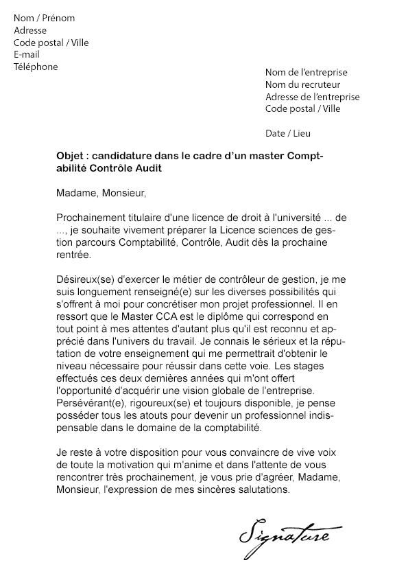 Master droit international public steadlaneclub. Modele Lettre De Motivation Master 2 Droit
