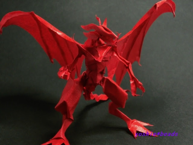 動物画像無料 ラブリー折り紙 かっこいい ドラゴン