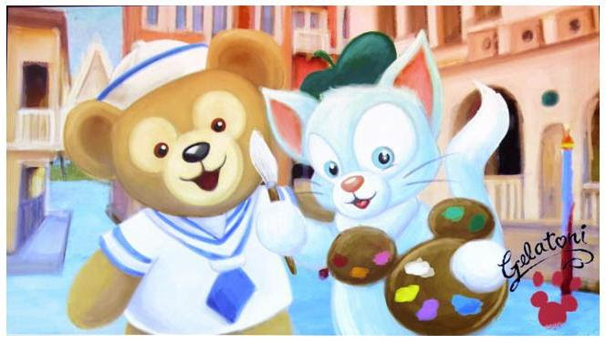 最高の可愛い ダッフィー イラスト 壁紙 最高の壁紙hd