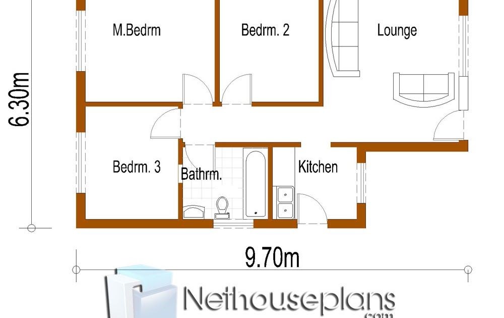 √ Lovely 3 Bedroom House Plans Zimbabwe (+7) Solution - House Plans