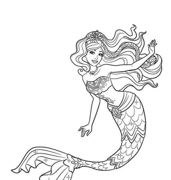 Download Unicorn Princess Mermaid Coloring Pages