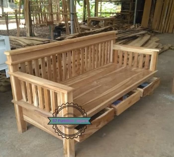  Gambar  Bangku Kayu  Minimalis Bangku Kayu  Taman Minimalis 