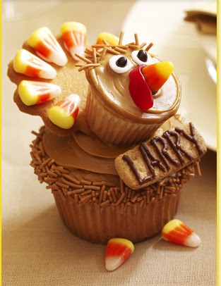 Thanksgiving cupcake decorating how-to and recipes from Hello Cupcake! and Duncan Hines