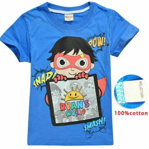 Ryan's drive thru pretend play restaurant on kids power wheels ride on car! Boys Clothing Shoes Accessories New Ryan Toys Review Kids T Shirt Ryan S World Cartoon Short Sleeve Tops Tee Uk Msplus Mc