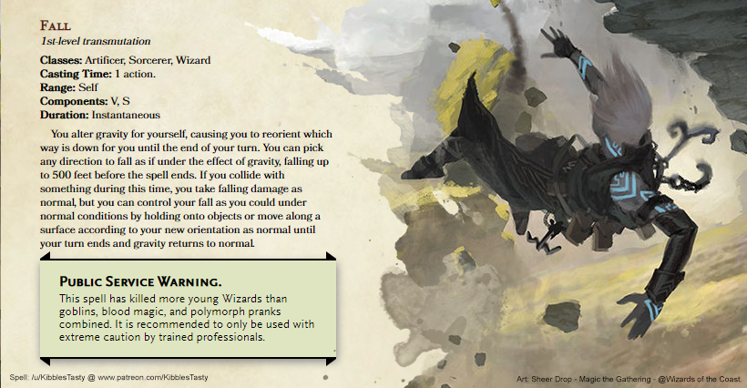 Fall Damage Dnd 5E / Basic Rules For Dungeons And Dragons ...