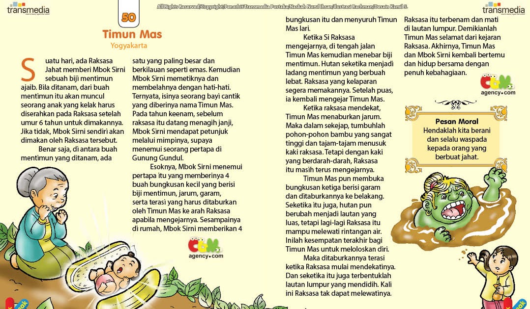  Cerita Rakyat Timun Mas Bahasa Sunda Contoh Top