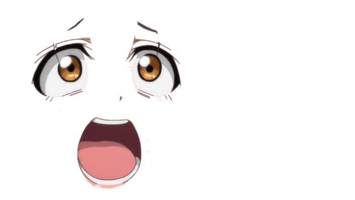 Anime Face Png - surprised roblox face png