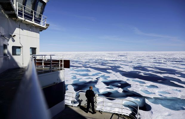 &quot;What starts in the Arctic doesn&#39;t stay in the Arctic,&quot; said Adm. Paul Zukunft, outgoing Coast Guard commandant. &quot;I have to deal with the consequences.&quot; He said he and other military leaders have a duty to prepare for effects of climate change. (Associated Press/File)
