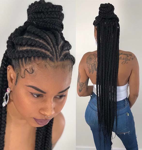 Half Up Half Down Hairstyles Black Girl Weave