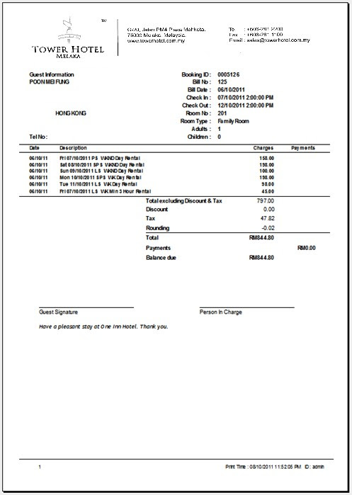 Contoh Database Booking Hotel - Rommy 7081