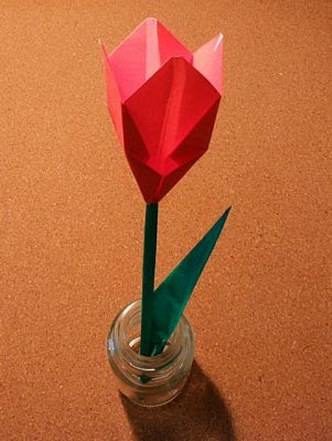 無料印刷可能作り方 折り紙 花 チューリップ すべての美しい花の画像
